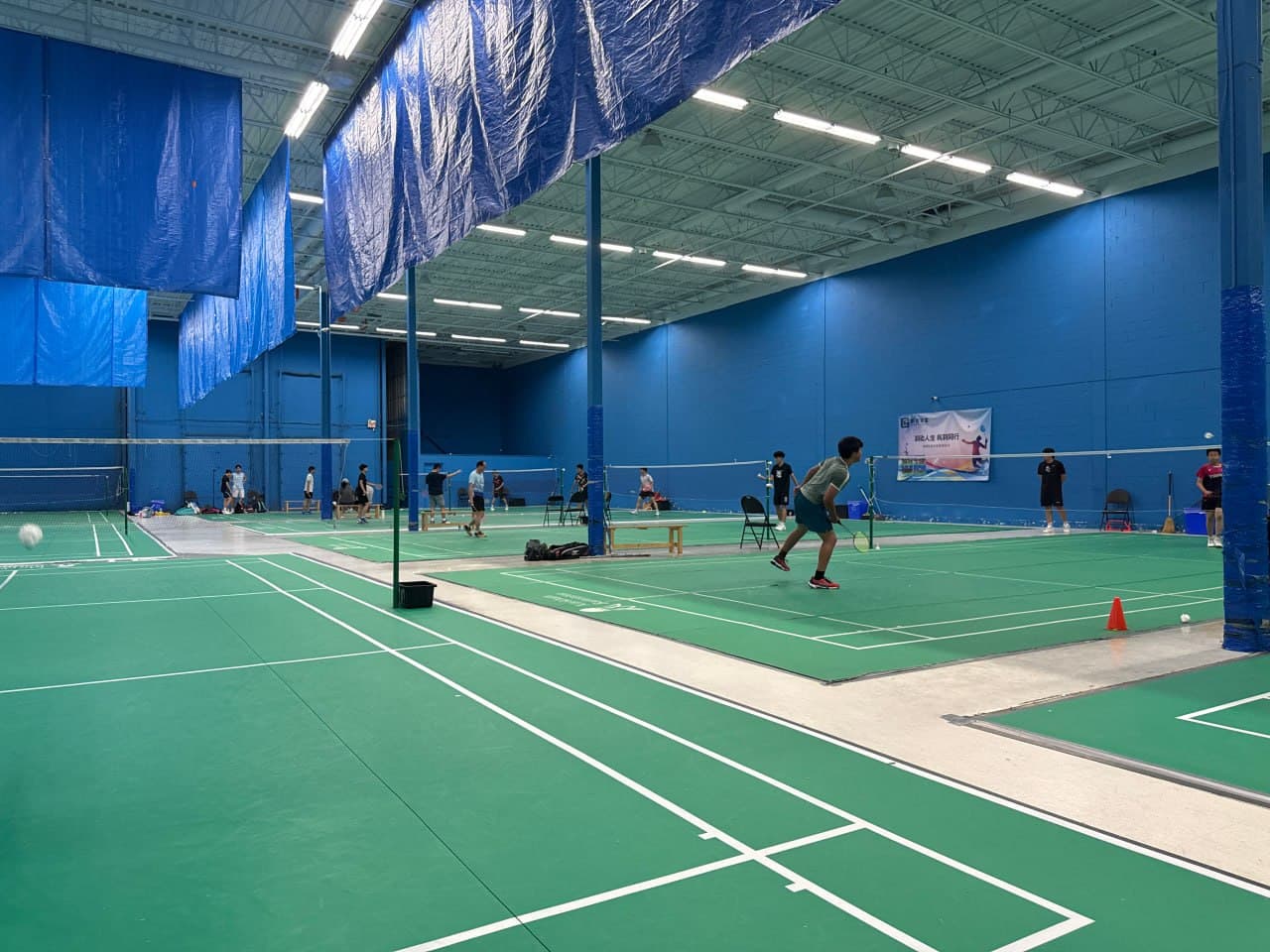 Badminton courts at Markham Badminton Club