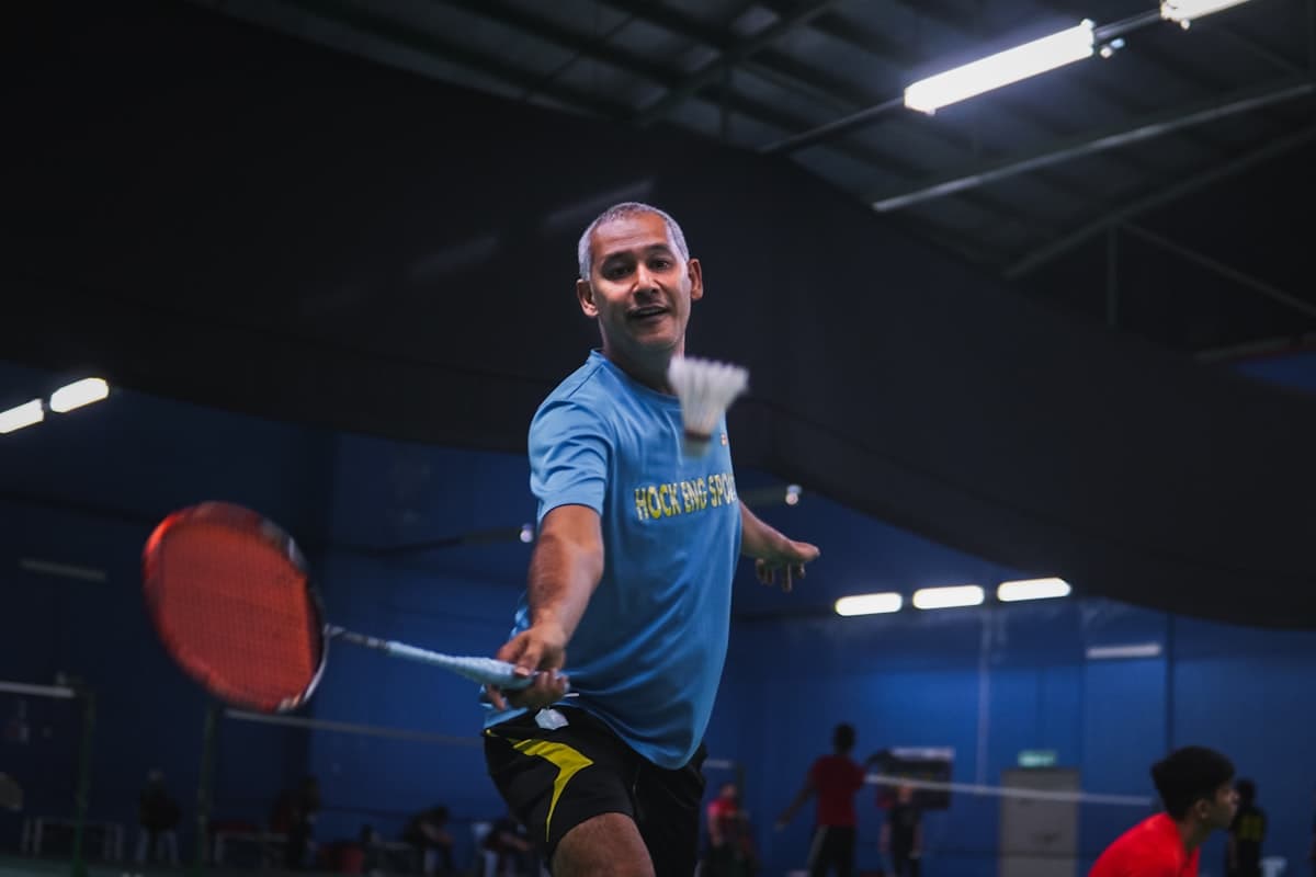 Competitive badminton training